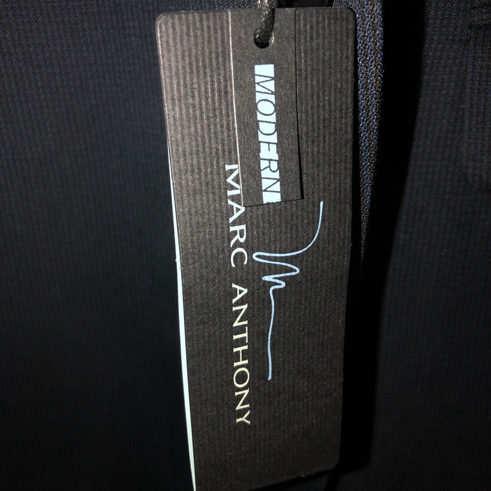 Marc Anthony sports coat navy blue .